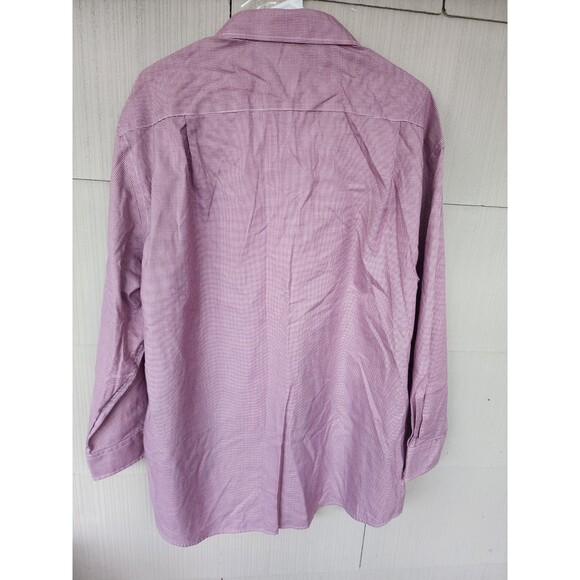 Lot Of 2 Pronto Uomo Checkered Dress Shirt Long Sleeve Button Up Mens 18 32/33 - Picture 4 of 9